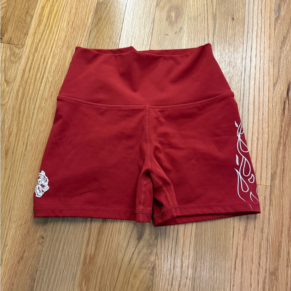Darc Sport Red Athletic Shorts